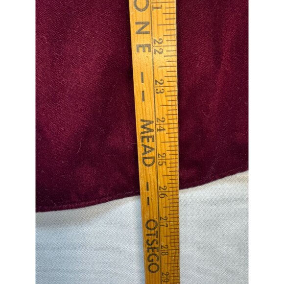 Loft Womens Velvet Strappy Cami Tank Top Size M Burgundy V-Neck Chic Summer - Picture 9 of 13